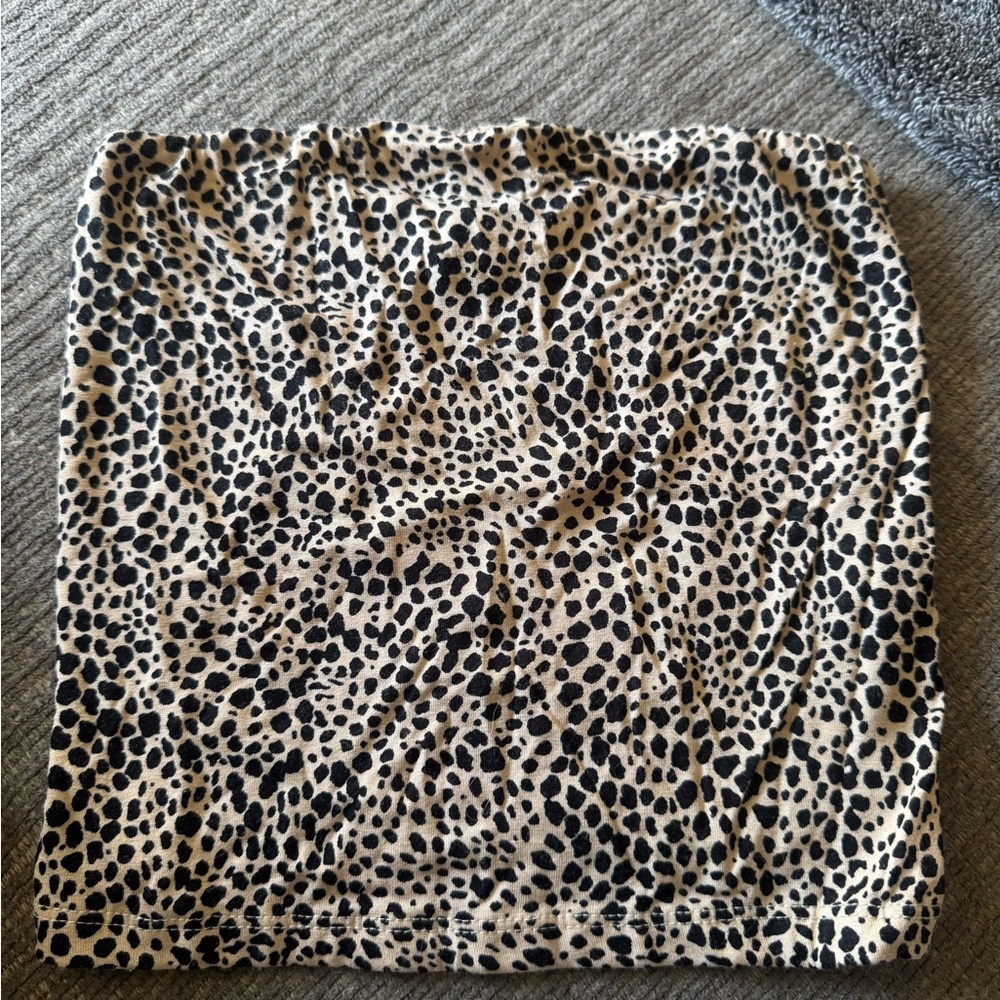 American Eagle Outfitters Leopard Print Crop Top